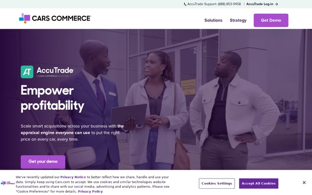Screenshot of accu-trade.com