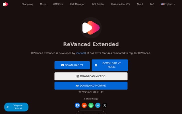 Screenshot of rvx.to