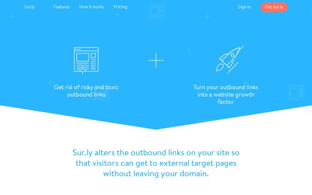 Screenshot of sur.ly
