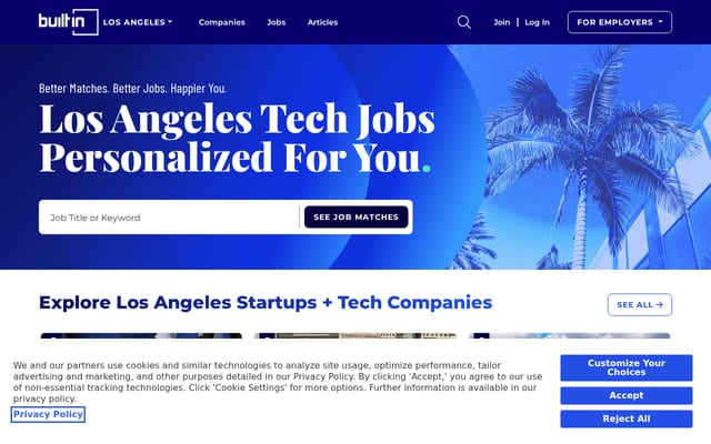 Screenshot of builtinla.com