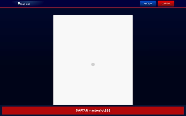 Screenshot of masterslot888.me