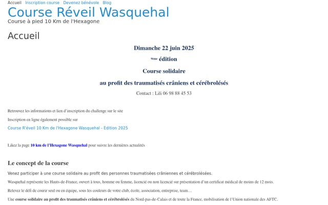 Screenshot of course-reveil.com