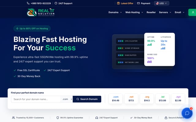 Screenshot of realitsolution.com