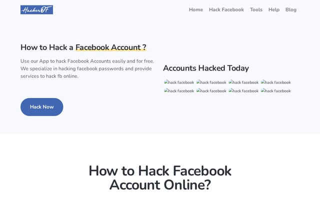 Screenshot of hackerof.com