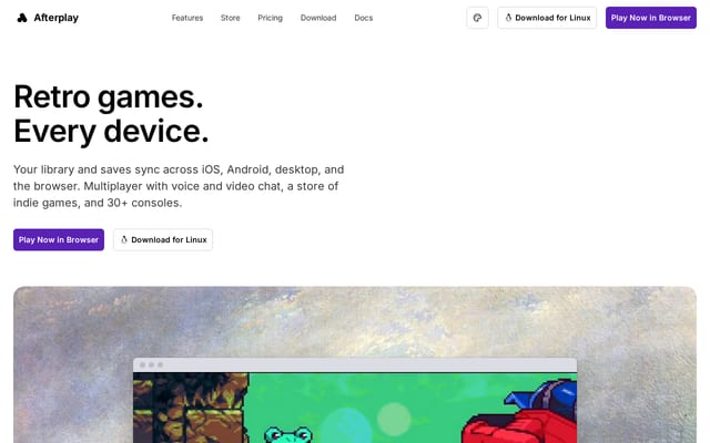 Screenshot of afterplay.io