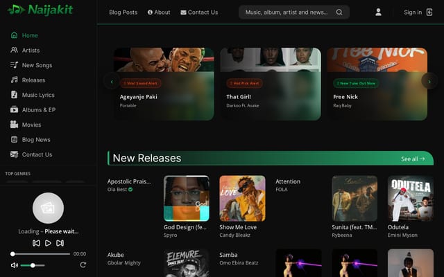 Screenshot of naijakit.com
