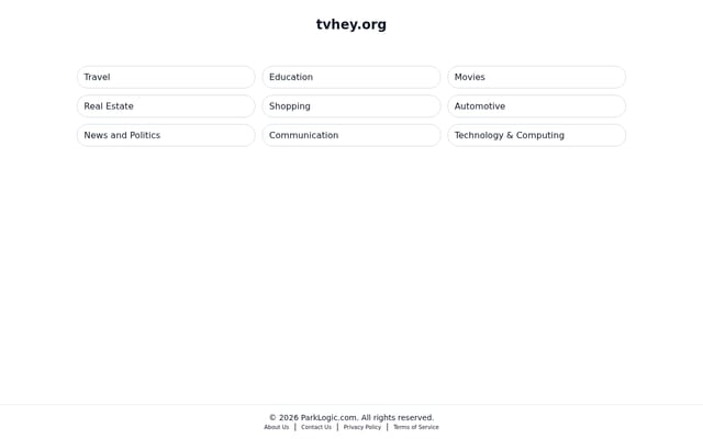 Screenshot of tvhey.org