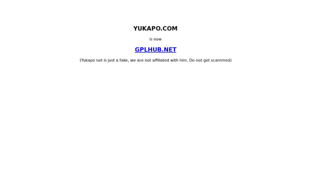 Screenshot of yukapo.com