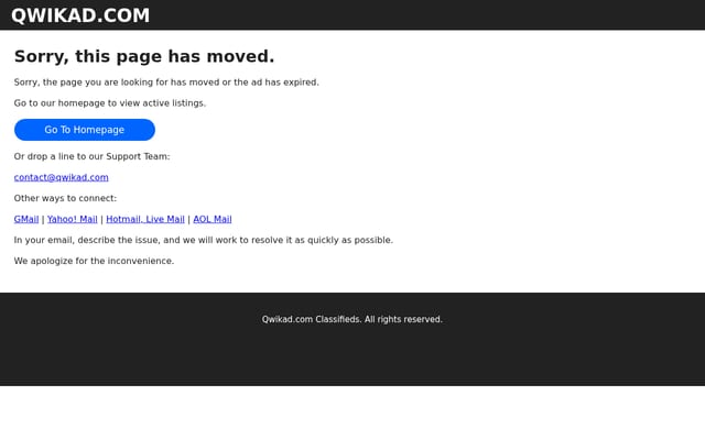 Screenshot of qwikad.com