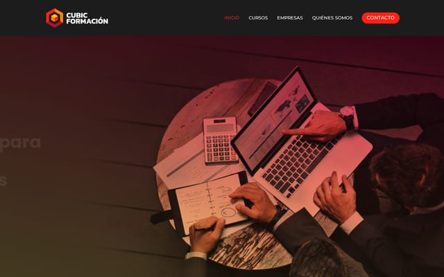 Screenshot of cubicformacion.com