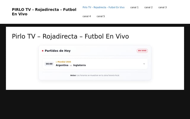 Screenshot of pirlotvhd.pro