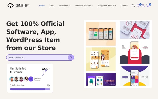 Screenshot of ideatechy.com