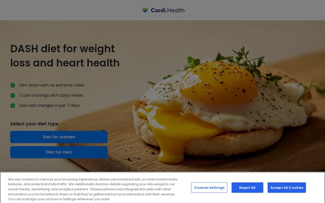 Screenshot of cardi.health
