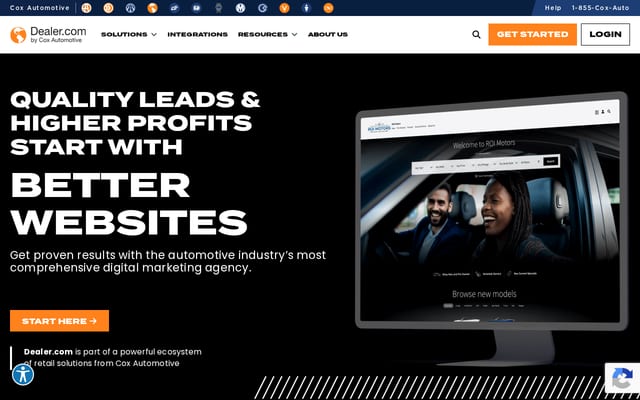 Screenshot of dealer.com