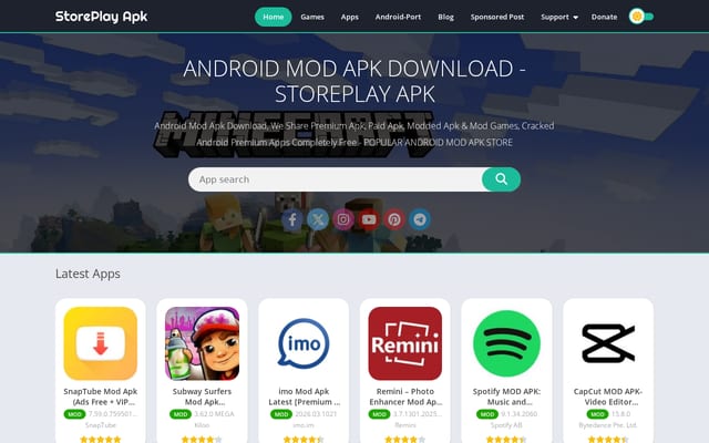 Screenshot of storeplayapk.com