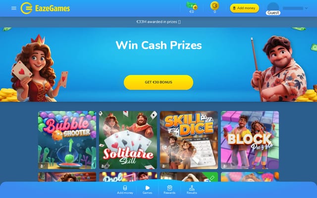 Screenshot of eazegames.com