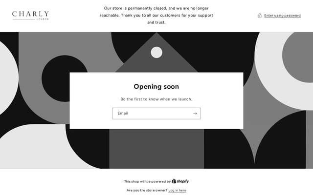 Screenshot of charlylondon.com