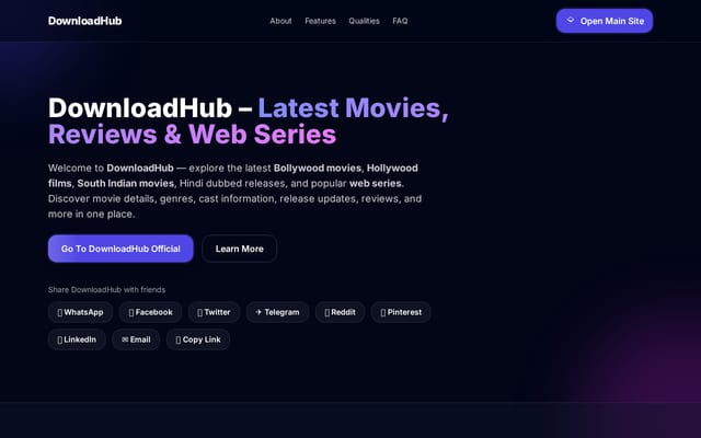 Screenshot of downloadhub.bet