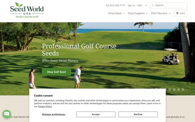 Screenshot of seedworldusa.com