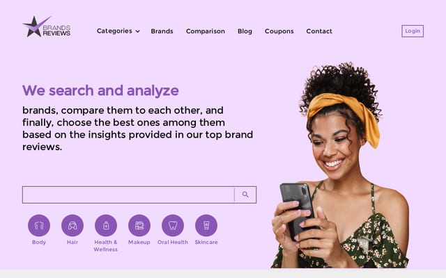Screenshot of brandsreviews.com