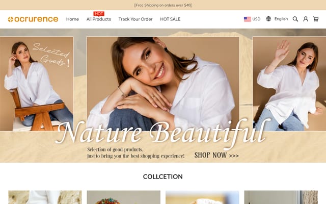 Screenshot of ocrurence.com