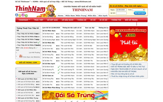 Screenshot of thinhnam.net.in