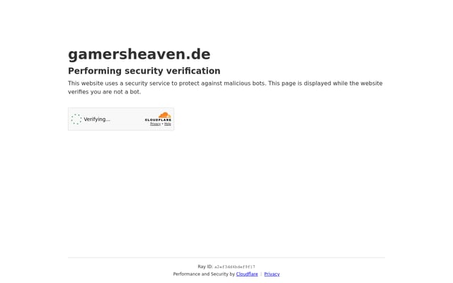 Screenshot of gamersheaven.de