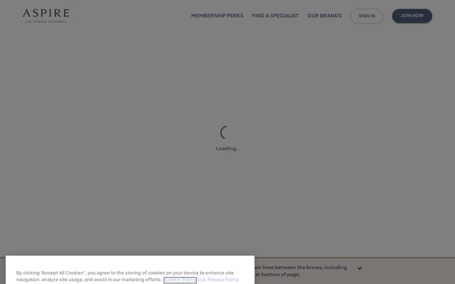Screenshot of aspirerewards.com