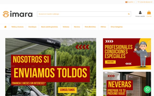 Screenshot of imara.es