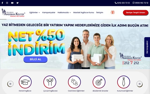 Screenshot of maslakamerikancakultur.com
