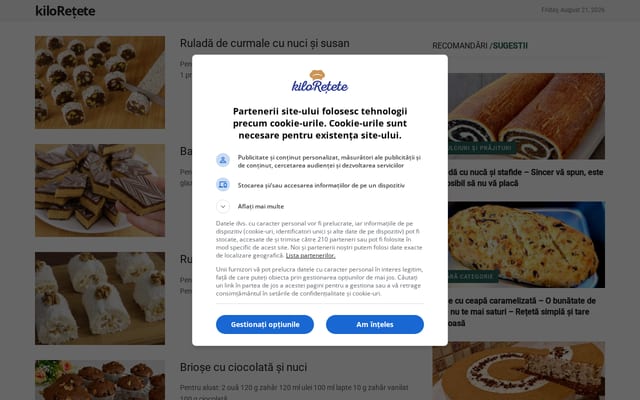 Screenshot of kiloretete.ro