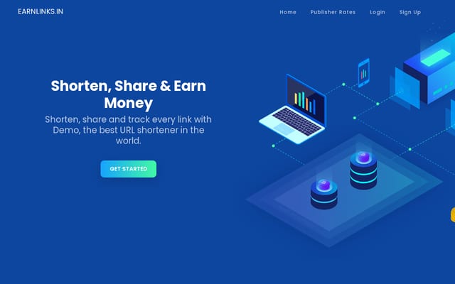 Screenshot of earnlinks.in