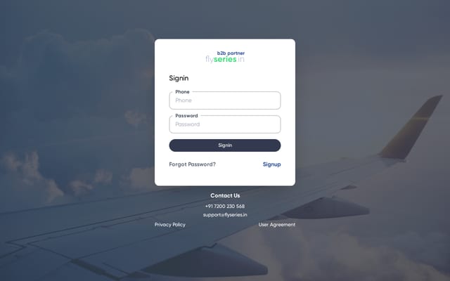 Screenshot of flyseries.in