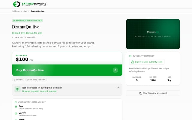 Screenshot of dramaqu.live