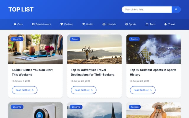 Screenshot of top-list.com