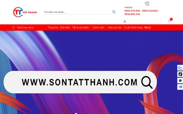 Screenshot of sontatthanh.com