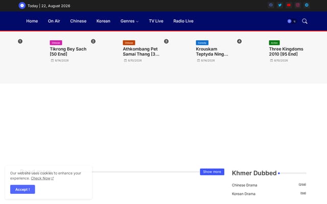 Screenshot of ckh7.com