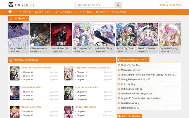 Screenshot of vlogtruyen.net