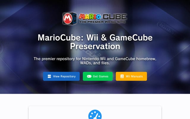 Screenshot of mariocube.com
