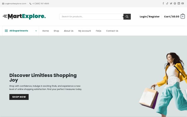 Screenshot of martexplore.com