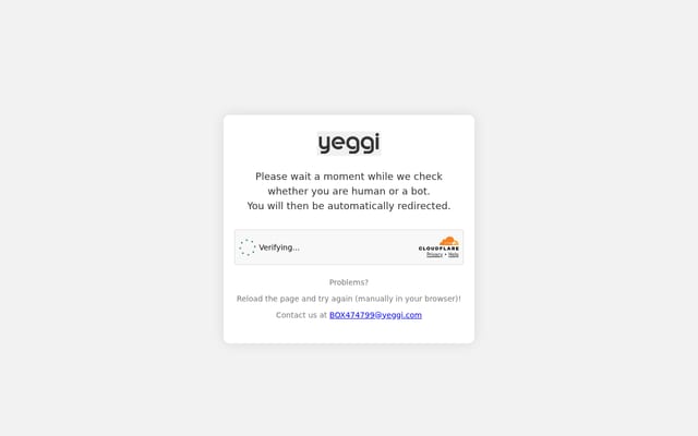 Screenshot of yeggi.com