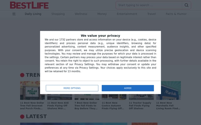 Screenshot of bestlifeonline.com