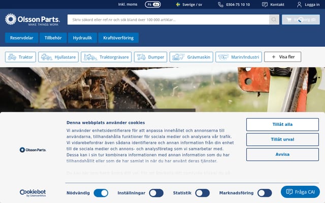 Screenshot of oie.se