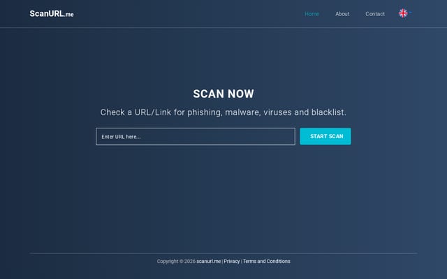 Screenshot of scanurl.me