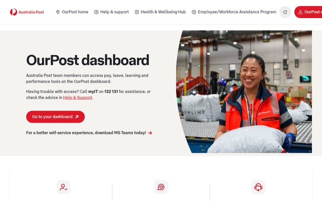 Screenshot of ourpost.com.au