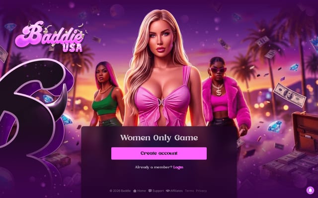 Screenshot of baddie.com