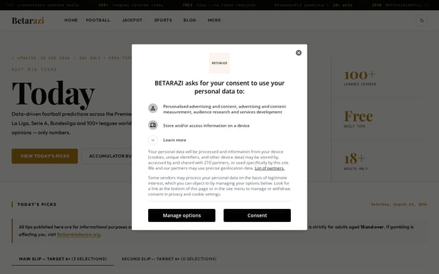 Screenshot of betarazi.com