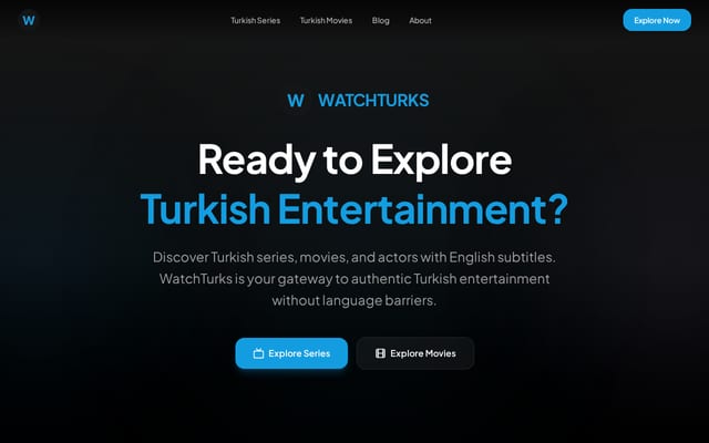 Screenshot of watchturks.com