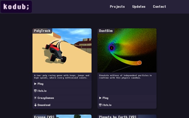 Screenshot of kodub.com