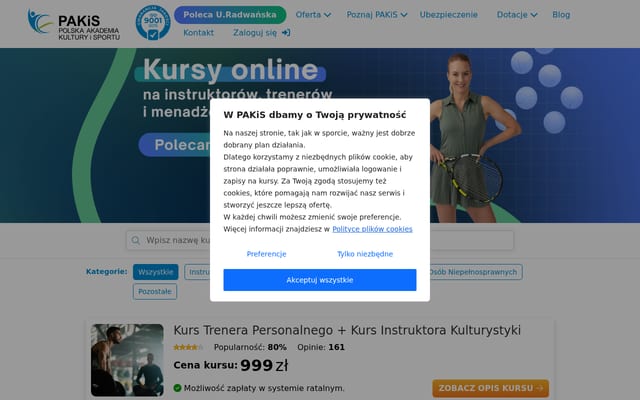 Screenshot of pakis.pl